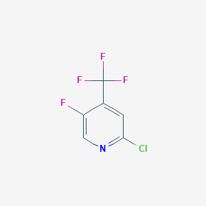 molecular formula C₆H₂ClF₄N B1142005 2-氯-5-氟-4-(三氟甲基)吡啶 CAS No. 1356113-40-0