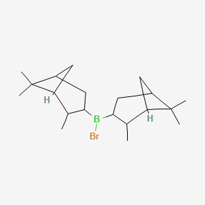 B1142010 Bromo-bis(2,6,6-trimethyl-3-bicyclo[3.1.1]heptanyl)borane CAS No. 112246-74-9