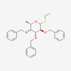 molecular formula C29H34O4S B1142014 ethyl 2,3,4-tri-o-benzyl-1-thio-beta-l-fucopyranoside CAS No. 116391-11-8