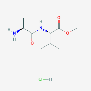 molecular formula C9H19ClN2O3 B1142016 H-Ala-val-ome hcl CAS No. 111742-14-4