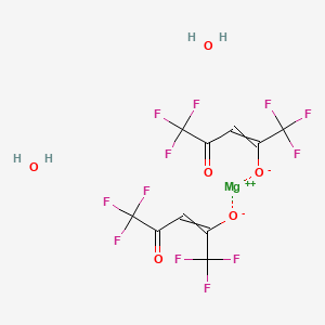 molecular formula C10H6F12MgO6 B1142025 Magnesium 1,1,1,5,5,5-hexafluoro-4-oxo-2-penten-2-olate dihydrate CAS No. 120156-45-8