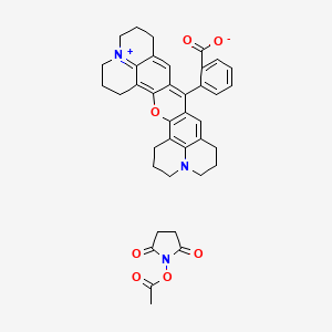 molecular formula C74H66N6O14 B1142040 5(6)-ROX N-succinimidyl ester CAS No. 114616-32-9