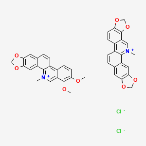 molecular formula C20H14NO4 B1142045 Chelerythrine chloride mixt. with sanguinarine chloride CAS No. 112025-60-2