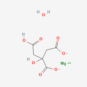 molecular formula C6H8MgO8 B1142046 MAGNESIUM CITRATE, DIBASIC HYDRATE CAS No. 119851-23-9