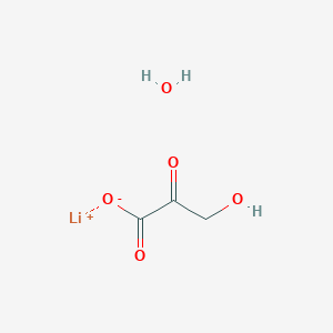 B1142049 Lithium beta-hydroxypyruvate hydrate CAS No. 3369-79-7