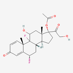 molecular formula C23H28F2O6 B1142060 6alpha,9alpha-Difluoroprednisolone 17-Acetate CAS No. 23674-85-3