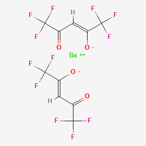 molecular formula C10H2BaF12O4 B1142062 2,4-Pentanedione, 1,1,1,5,5,5-hexafluoro-, ion(1-), barium CAS No. 118131-57-0