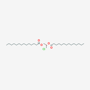 molecular formula C₃₁H₅₉ClO₄ B1142074 (S)-3-Chloropropane-1,2-diyl ditetradecanoate CAS No. 1051390-02-3