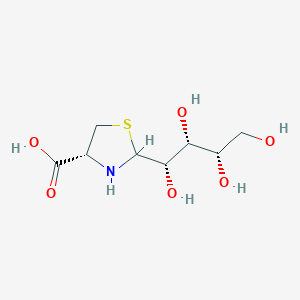 B1142078 (2R,4R)-2-[L-Xylo-tetrahydroxybut-1-YL]-1,3-thiazolidine-4-carboxylic acid CAS No. 115184-30-0