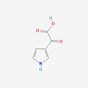 molecular formula C6H5NO3 B1142082 2-oxo-2-(1H-pyrrol-3-yl)acetic Acid CAS No. 117954-76-4