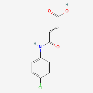 molecular formula C10H8ClNO3 B1142092 3-[(4-Chlorophenyl)carbamoyl]prop-2-enoic acid CAS No. 114328-56-2