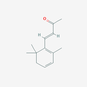 B1142093 4-(2,6,6-Trimethylcyclohexa-1,3-dienyl)but-3-en-2-one CAS No. 1203-08-3