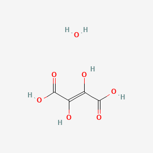 molecular formula C₄H₄O₆ .xH₂O B1142101 Dihydroxyfumaric acid hydrate CAS No. 199926-38-0