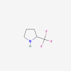 molecular formula C5H8F3N B1142111 2-(Trifluoromethyl)pyrrolidine CAS No. 119618-29-0