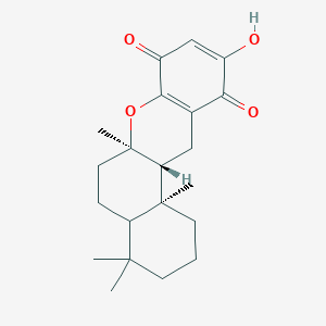 molecular formula C₂₁H₂₈O₄ B1142113 Ceramide Kinase Inhibitor, K1 CAS No. 1258005-85-4