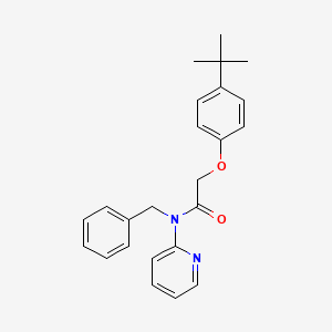 molecular formula C24H26N2O2 B11421204 N-benzyl-2-(4-tert-butylphenoxy)-N-(pyridin-2-yl)acetamide 
