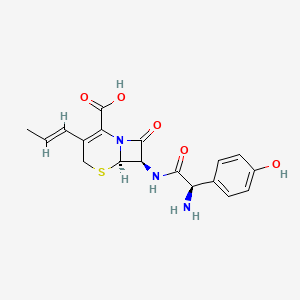 molecular formula C₁₈H₁₉N₃O₅S B1142126 Cefprozil CAS No. 92676-86-3