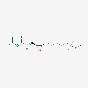 molecular formula C₁₉H₃₄O₄ B1142127 rel-trans-Methoprene Epoxide CAS No. 65277-96-5