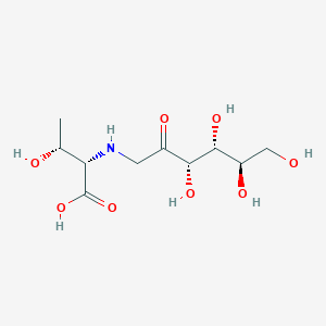 molecular formula C₁₀H₁₉NO₈ B1142128 L-Threonine, N-(1-deoxy-D-fructos-1-yl)- CAS No. 70954-04-0