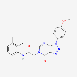 molecular formula C21H20N6O3 B11421281 N-(2,3-dimethylphenyl)-2-(3-(4-methoxyphenyl)-7-oxo-3H-[1,2,3]triazolo[4,5-d]pyrimidin-6(7H)-yl)acetamide 