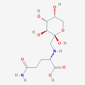 molecular formula C₁₁H₂₀N₂O₈ B1142129 Deoxyfructosylglutamine CAS No. 92755-70-9