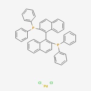 molecular formula C44H32Cl2P2Pd B1142131 ((S)-2,2'-Bis(diphenylphosphino)-1,1'-binaphthyl)dichloropalladium CAS No. 115826-95-4