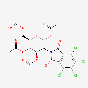 molecular formula C₂₂H₁₉Cl₄NO₁₁ B1142132 2-Deoxy-2-(tetrachlorophthalimido)-d- CAS No. 174356-26-4
