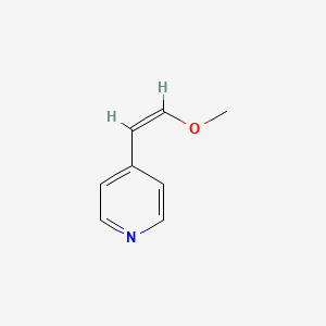 molecular formula C8H9NO B1142137 4-[(Z)-2-Methoxyvinyl]pyridine CAS No. 120690-68-8