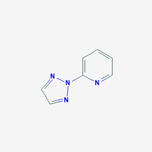 molecular formula C7H6N4 B114214 2-(2H-1,2,3-Triazol-2-yl)pyridine CAS No. 153653-01-1
