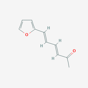 molecular formula C10H10O2 B1142147 (3E,5E)-6-(furan-2-yl)hexa-3,5-dien-2-one CAS No. 113388-26-4