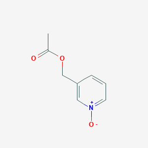 molecular formula C8H7NO3 B1142174 Acetic acid 1-oxy-pyridin-3-ylmethyl ester CAS No. 114951-34-7
