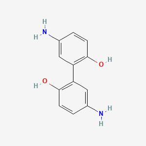 molecular formula C₁₂H₁₂N₂O₂ B1142176 5,5'-Diamino-[1,1'-biphenyl]-2,2'-diol CAS No. 61604-22-6