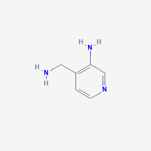 molecular formula C6H9N3 B114218 4-(Aminomethyl)pyridin-3-amine CAS No. 144288-49-3