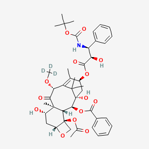 molecular formula C₄₄H₅₂D₃NO₁₄ B1142191 10-Methyl Docetaxel-D3 CAS No. 1383561-32-7