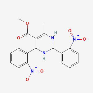 molecular formula C19H18N4O6 B1142231 Nifedipine pyrimidine impurity CAS No. 80742-11-6