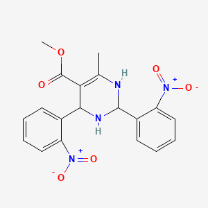 Methyl 6-methyl-2,4-bis(2-nitrophenyl)-1,2,3,4-tetrahydropyrimidine-5-carboxylate