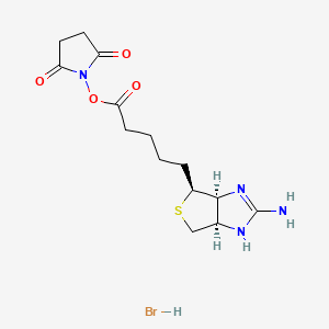 1-((5-(2-Iminohexahydro-1H-thieno(3,4-d)imidazol-4-yl)pentanoyl)oxy)-2,5-pyrrolidinedione