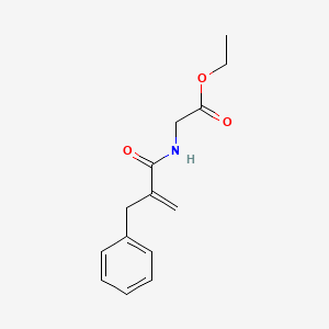 [[2-methylene-1-oxo-3-phenylpropyl]amino]acetic Acid Ethyl Ester