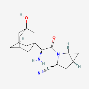 molecular formula C₁₈H₂₅N₃O₂ B1142287 (2'R,2R,cis)-Saxagliptin CAS No. 1564265-95-7