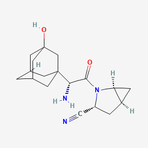 molecular formula C₁₈H₂₅N₃O₂ B1142288 (2'R,2R,trans)-Saxagliptin CAS No. 1564266-03-0