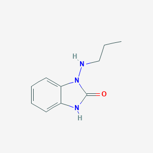 molecular formula C10H13N3O B011423 1-(Propylamino)-1H-benzo[d]imidazol-2(3H)-one CAS No. 102616-97-7