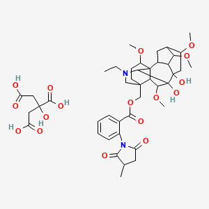 molecular formula C37H50N2O10.C6H8O7 B1142303 METHYLLYCACONITINE CITRATE CAS No. 112825-05-5