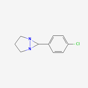 molecular formula C10H11ClN2 B11423053 6-(4-Chlorophenyl)-1,5-diazabicyclo[3.1.0]hexane CAS No. 329350-83-6
