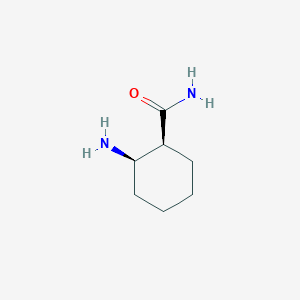 molecular formula C7H14N2O B1142347 cis-2-Amino-1-cyclohexanecarboxamide CAS No. 115014-77-2