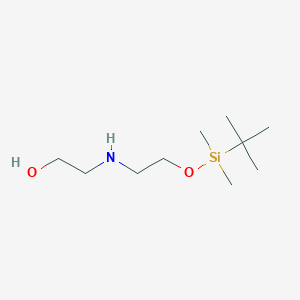 2-((2-((tert-Butyldimethylsilyl)oxy)ethyl)amino)ethan-1-ol