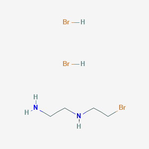 molecular formula C₄H₁₃Br₃N₂ B1142371 N-(2-Bromoethyl)ethylenediamine dihydrobromide CAS No. 23545-41-7
