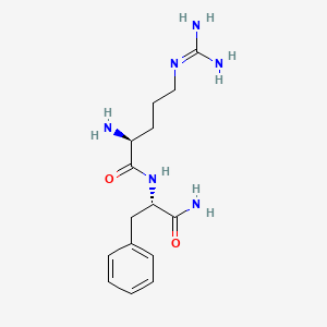 molecular formula C15H24N6O2 B1142387 精氨酸苯丙氨酰胺 CAS No. 119051-99-9