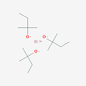 molecular formula C15H33BiO3 B1142432 Tris(tert-amyloxy) bismuth CAS No. 124687-44-1