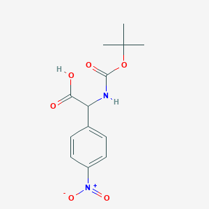 tert-Butoxycarbonylamino-(4-nitro-phenyl)-acetic acid