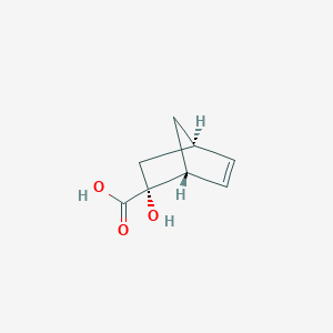 Bicyclo[2.2.1]hept-5-ene-2-carboxylic acid, 2-hydroxy-, (1R-endo)-(9CI)